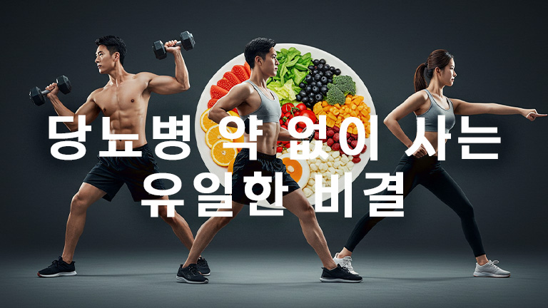 체지방 OUT, 근육 UP! 당뇨병 약 없이 사는 비결은 운동에 있다