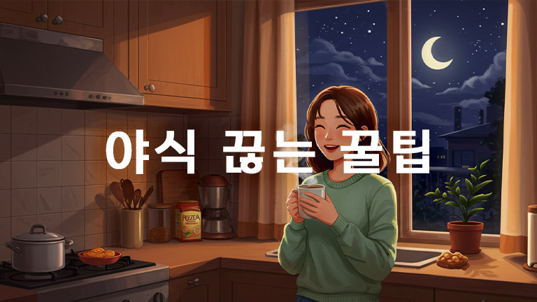 야식의 유혹, 이제 그만! 다이어트 중 야식 끊는 현실적인 꿀팁 5가지