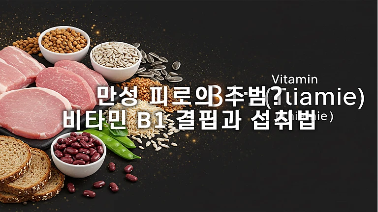 비타민 B1 하루 권장량: 성인이 꼭 알아야 할 필수 가이드 비타민 B1 하루 권장량: 성인이 꼭 알아야 할 필수 가이드