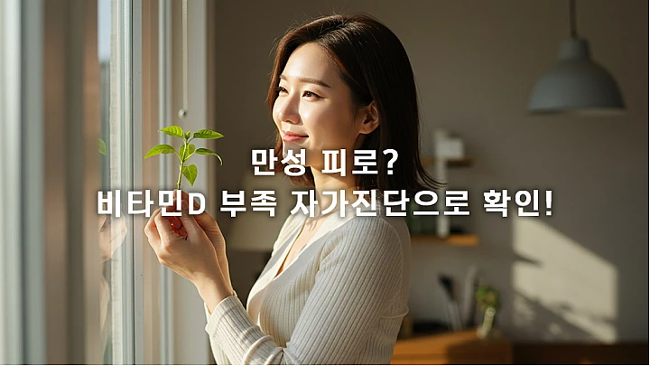 내 몸의 비타민D 수치, 자가진단으로 체크해보세요 내 몸의 비타민D 수치, 자가진단으로 체크해보세요