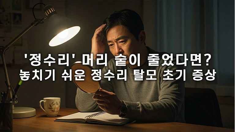 정수리 탈모 원인과 관리법: 숱이 줄어든 당신을 위한 해결책