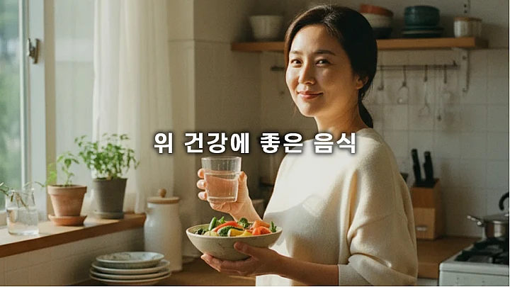 위 건강에 좋은 음식 5가지: 위염/역류성 식도염 완화 위한 뮤신, 비타민 U 식단 가이드