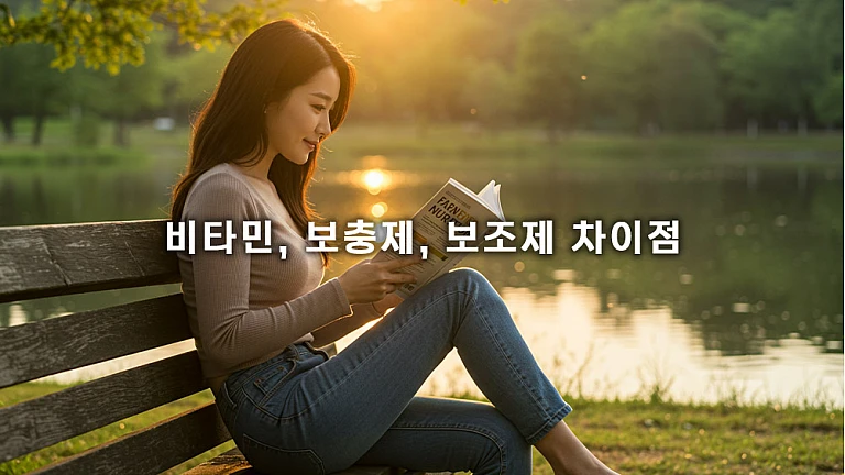 비타민과 보충제, 보조제 차이점