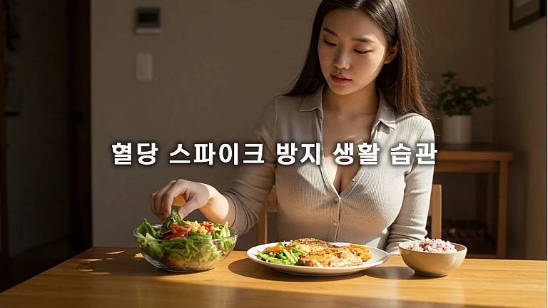 혈당 스파이크 방지! 식후 혈당 급상승 막는 '거꾸로 식사법'과 생활 습관 TOP 5 혈당 스파이크 방지! 식후 혈당 급상승 막는 '거꾸로 식사법'과 생활 습관 TOP 5