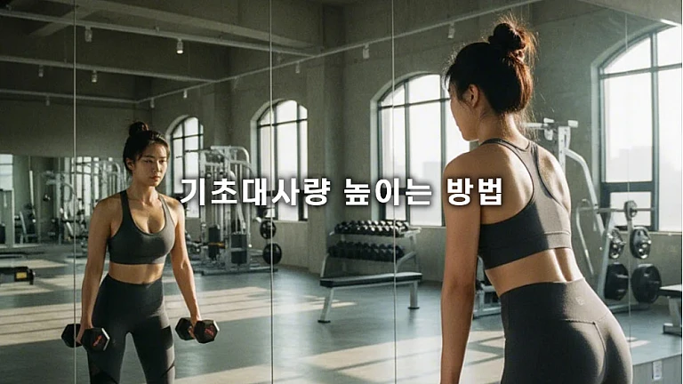 기초대사량 높이는 방법, 근육량 증대로 건강한 체중 유지하는 팁