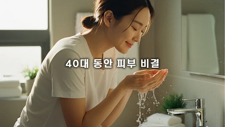 40대 동안 피부 비결, 사과식초 세안법 완벽 정리: 피지 제거와 블랙헤드를 위한 희석 비율