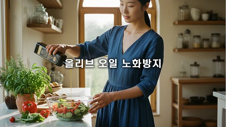 올리브 오일 노화방지, 피부 젊음 유지 비결과 항산화 성분 섭취법 올리브 오일 노화방지, 피부 젊음 유지 비결과 항산화 성분 섭취법