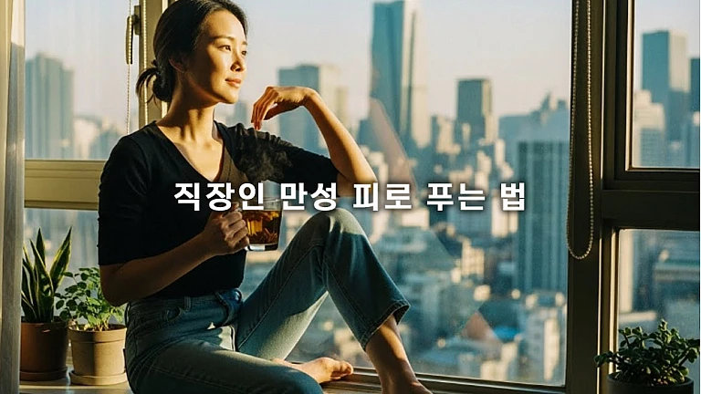 직장인 만성 피로 푸는 법, 지금 결정해야 할 일상 회복 전략 3가지 비교