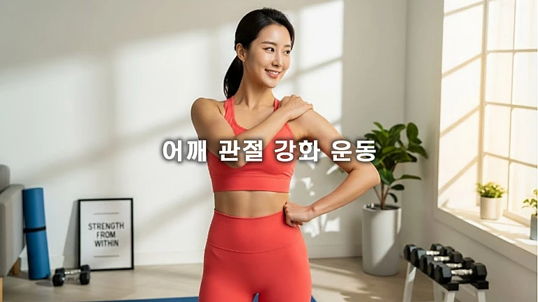 오십견 예방! 약해진 어깨 관절을 튼튼하게 만드는 홈트 강화 운동법