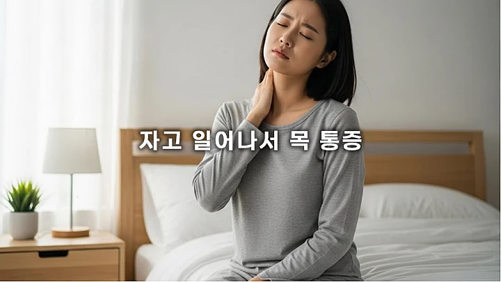 자고 일어나서 목 통증, 아침 목 결림 해소하는 베개 높이와 수면 자세 선택 요령