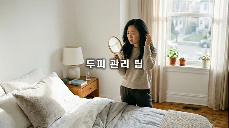 아침에 일어났을 때 베개에 머리카락 급증 원인과 두피 관리 팁