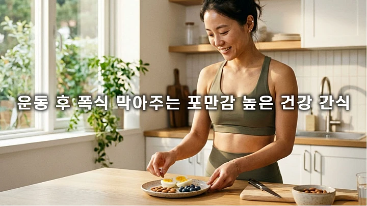 운동 후 폭식 막아주는 포만감 높은 건강 간식 조합 5가지 운동 후 폭식 막아주는 포만감 높은 건강 간식 조합 5가지
