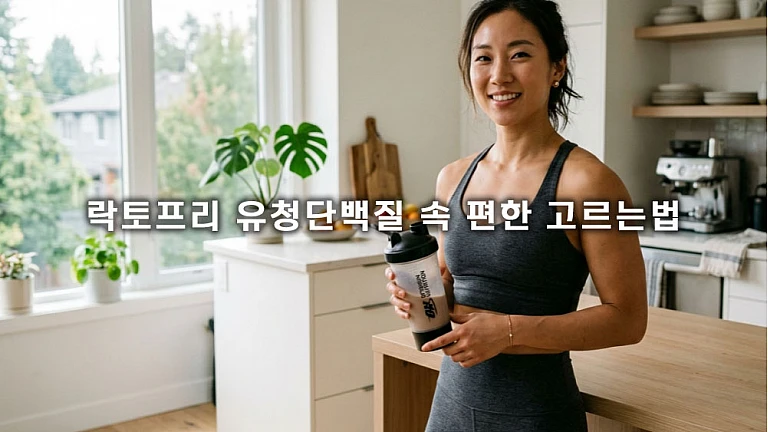 락토프리 유청단백질 속 편한 고르는법과 제품 선택 체크리스트
