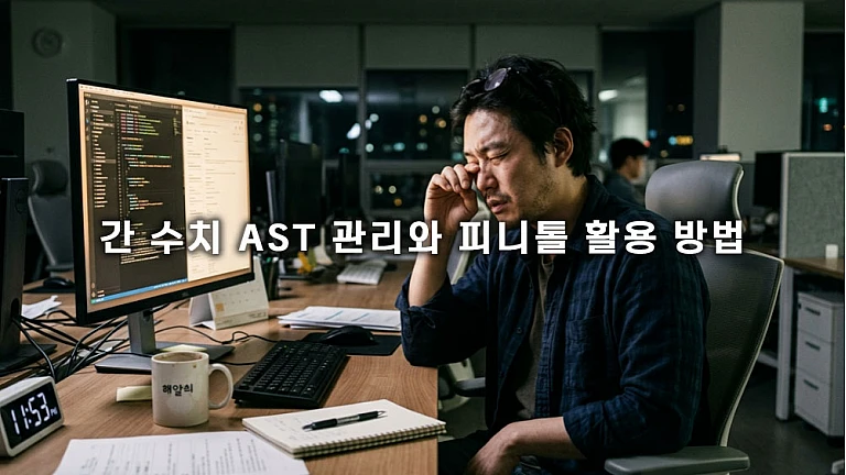 잦은 야근 간 피로 관리, 간 수치 AST 관리와 피니톨 활용 방법