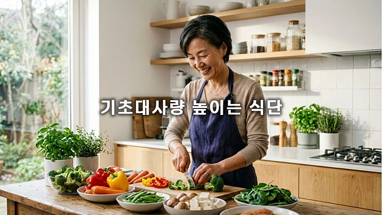 뱃살 빼기 힘든 중년 기초대사량 높이는 식단과 건강한 식사 습관