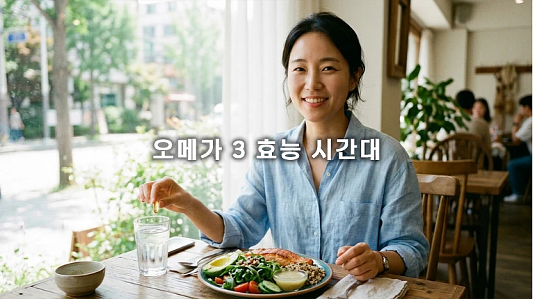 오메가 3 효능 시간대, 흡수율 4배 높이는 방법과 저녁 복용의 장점