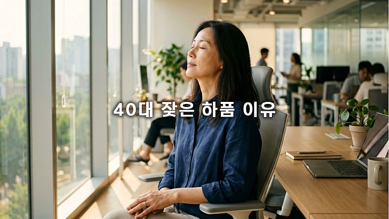 40대 잦은 하품 이유와 뇌 산소 공급을 돕는 기상 습관 정리