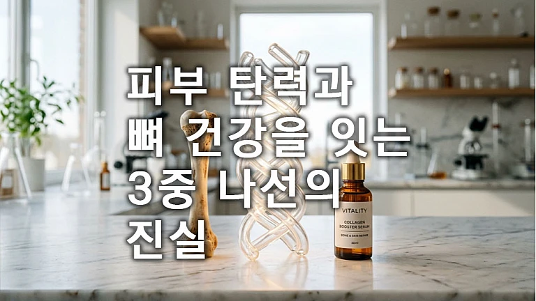 콜라겐 아미노산 구조 분석: 피부 탄력과 뼈 건강을 잇는 3중 나선의 진실