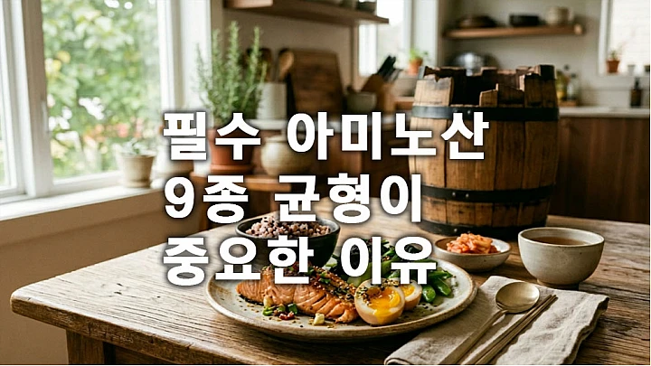 필수 아미노산 9종 균형이 중요한 이유와 리비히 법칙을 통한 식단 가이드 필수 아미노산 9종 균형이 중요한 이유와 리비히 법칙을 통한 식단 가이드