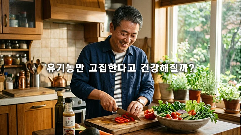유기농만 고집한다고 건강해질까? 당신의 스트레스가 더 해롭습니다
