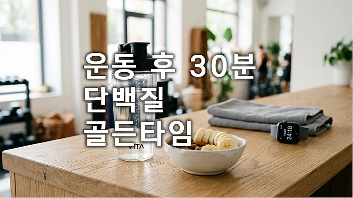 운동 후 30분 단백질 골든타임의 오해와 진실: 세포가 열리는 진짜 타이밍 운동 후 30분 단백질 골든타임의 오해와 진실: 세포가 열리는 진짜 타이밍