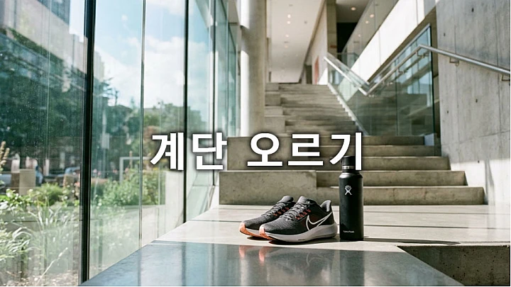 계단 오르기 운동 하체 조직 키우기 효과와 부상 없는 올바른 자세