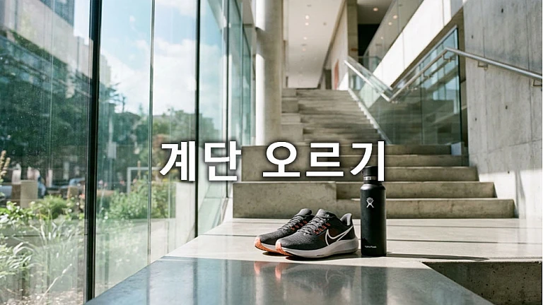 계단 오르기 운동 하체 조직 키우기 효과와 부상 없는 올바른 자세