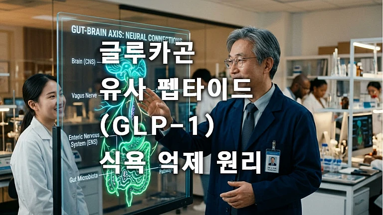 식욕을 억제하는 호르몬 GLP-1의 쉬운 과학적 작용 원리 완벽 정리