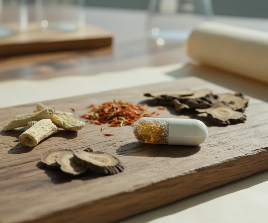 전통 한방 재료와 현대 면역 영양제 조합