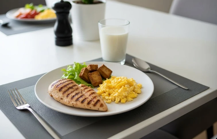 근육 합성을 돕는 단백질 식단